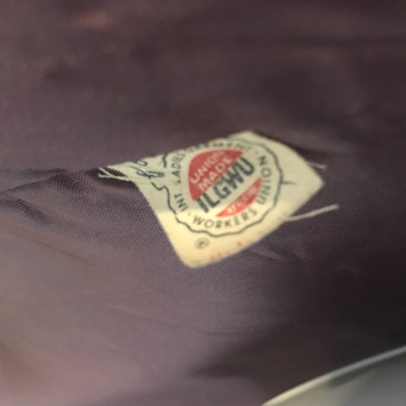 Holly Gab Vintage 1950’s Blue Wool Coat - Picture 5 of 5